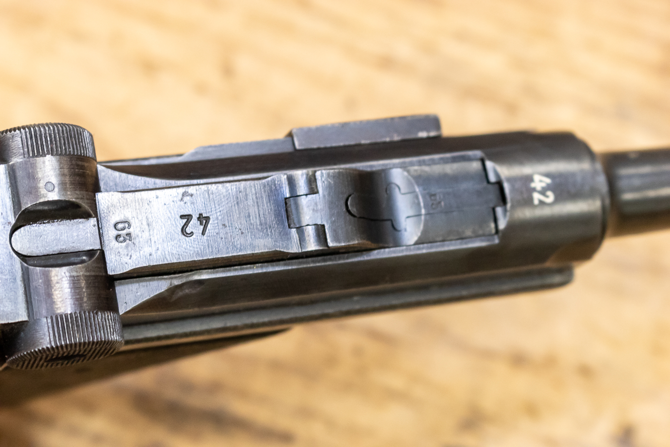 MAUSER P08 9mm Police Trade-in Pistol (No Magazine)